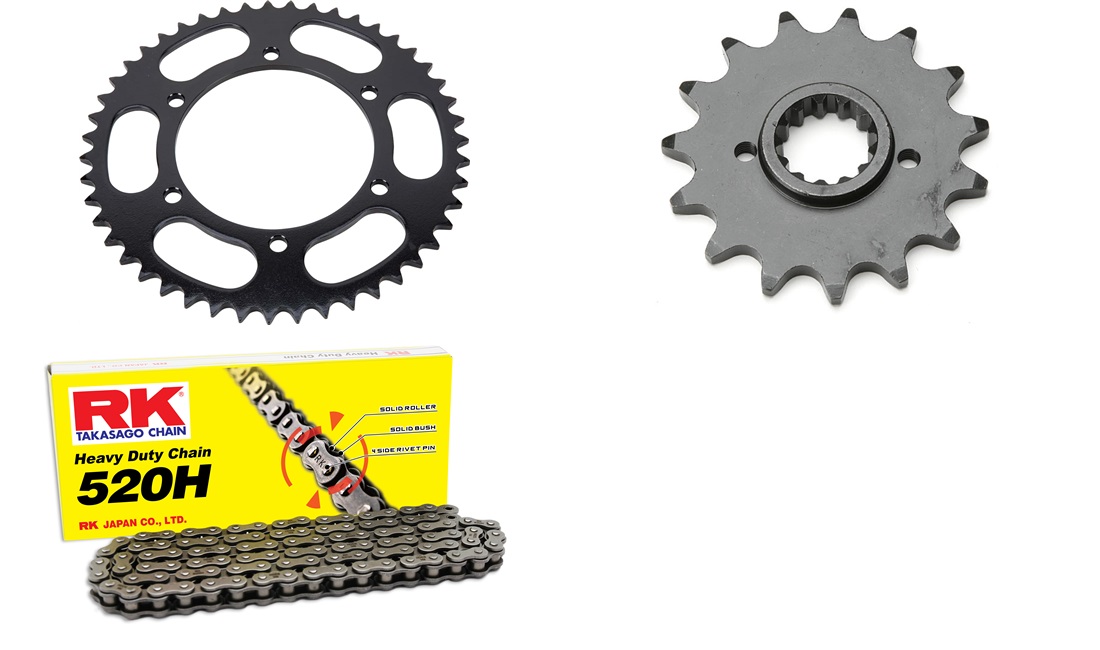Kædekit 15/47T RK kæde, XT660 04<