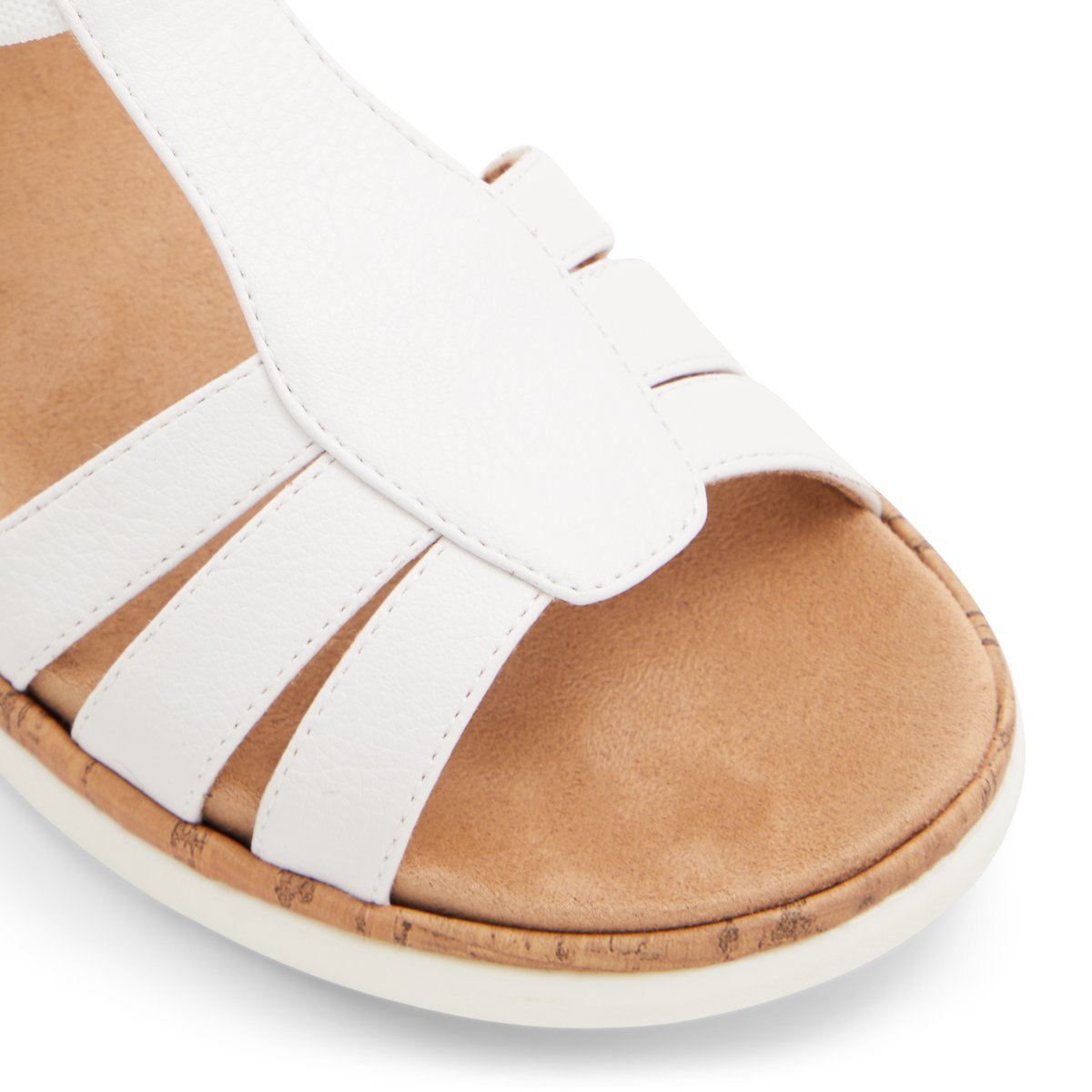 SOLEMATE-Amaria-Sandales à lanières - Platforme - Blanc