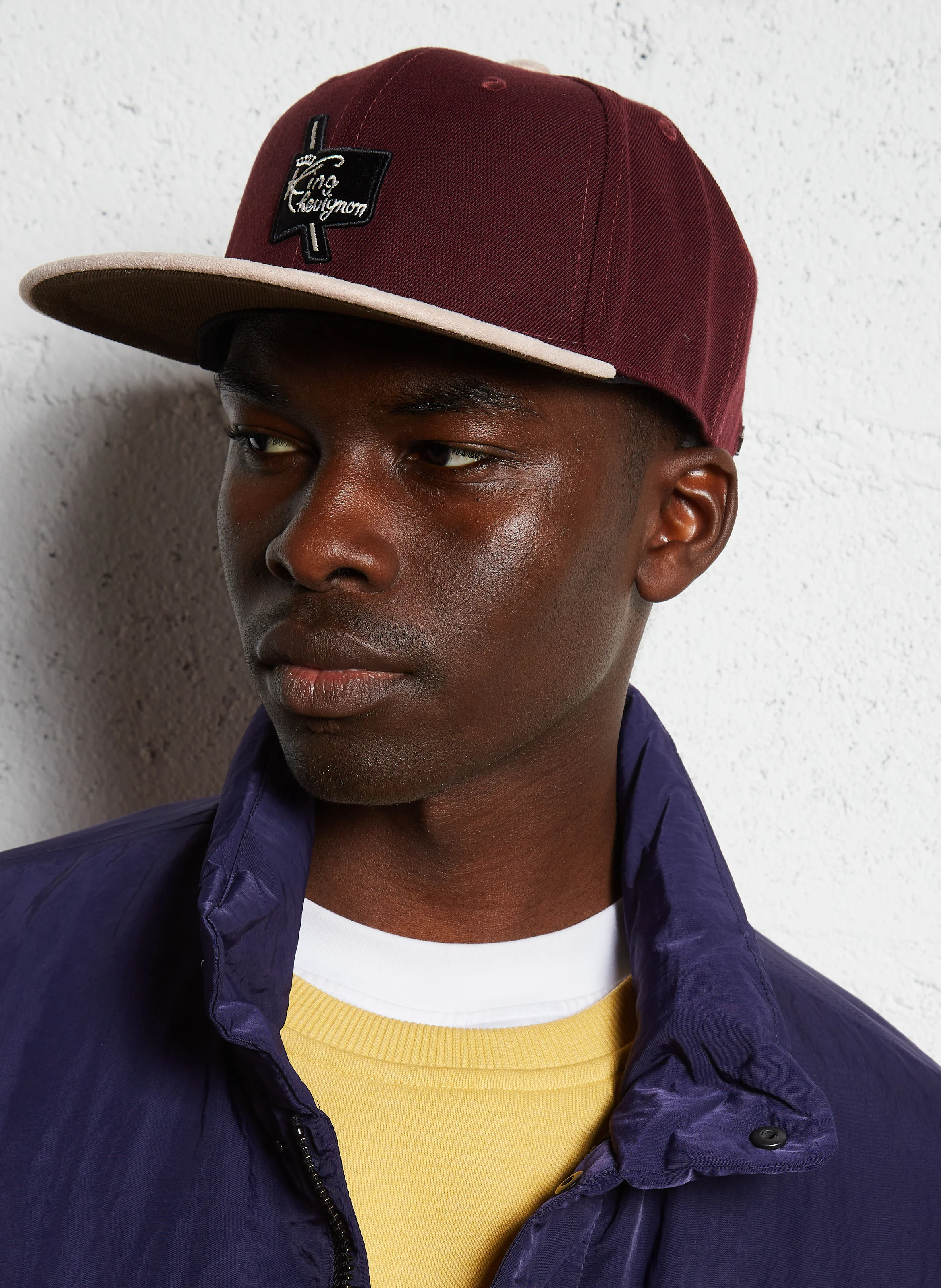 KING - Casquette en coton mélangé | Rouge