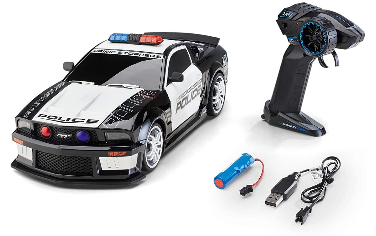 Auto Ford Mustang US Police 1:12US Police Ford Mustang mit LED Beleuchtung