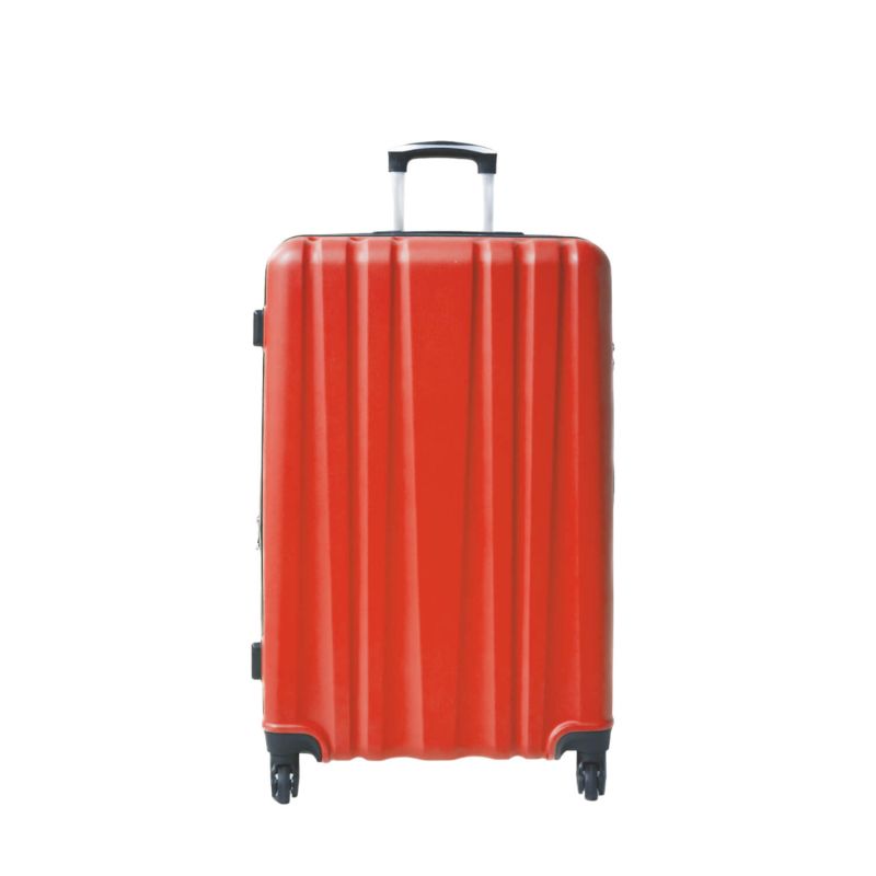 Lot de 3 valises rigides FG671 Extensibles 55, 65 et 75 cm Rouge