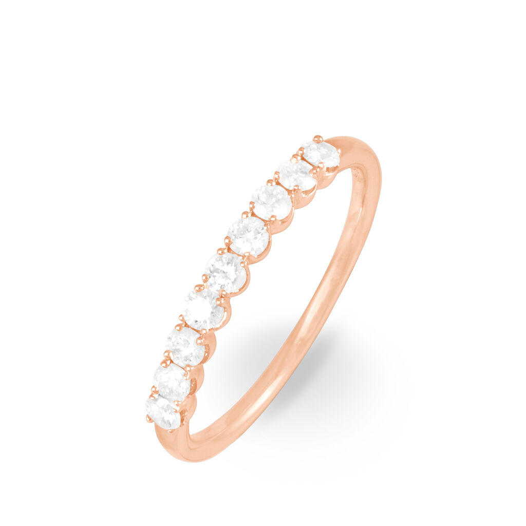 Alliance Eloise Or Rose Diamant