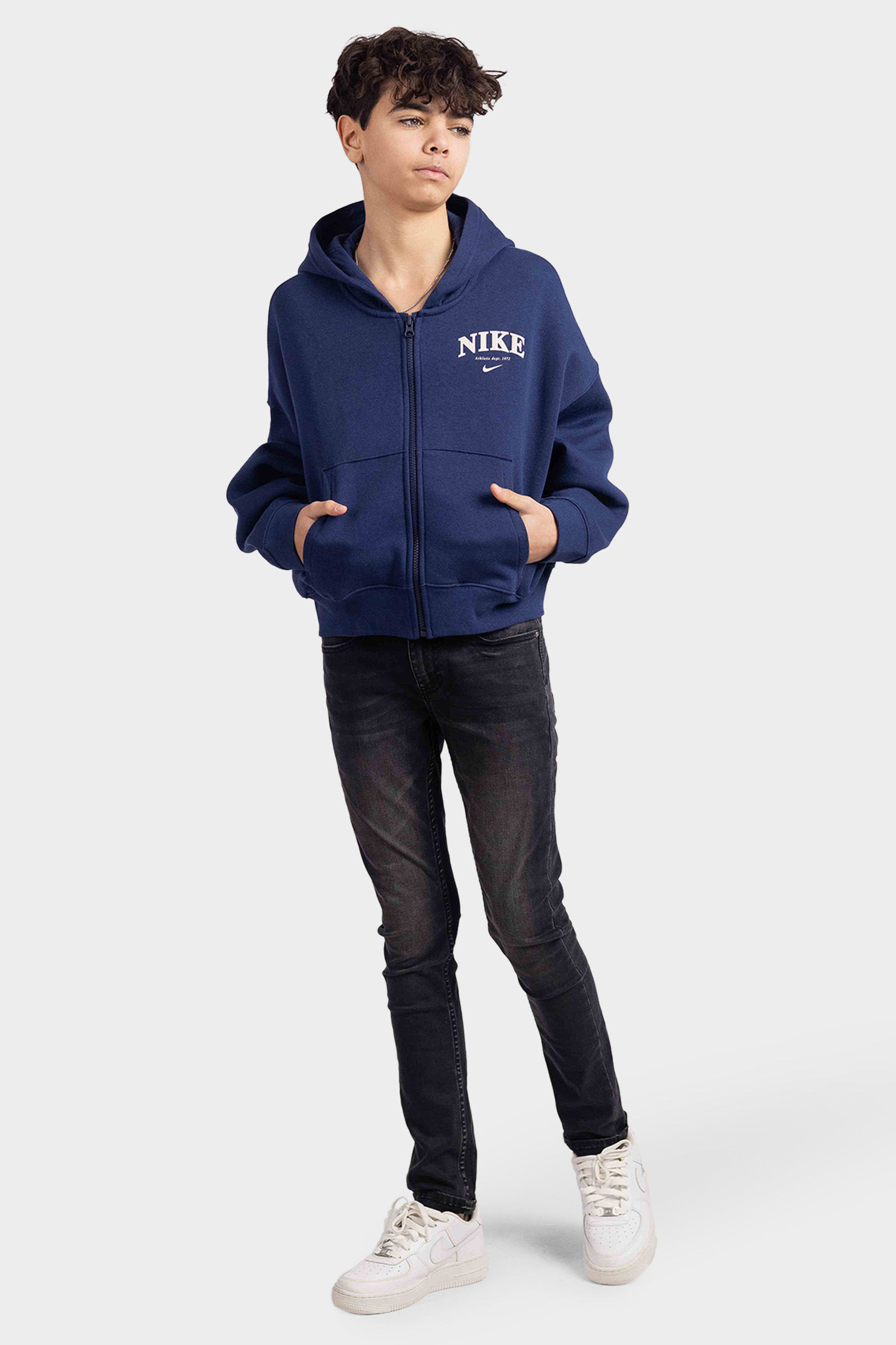 Nike NSW Trend Fleece FZ Vest Junior Blauw