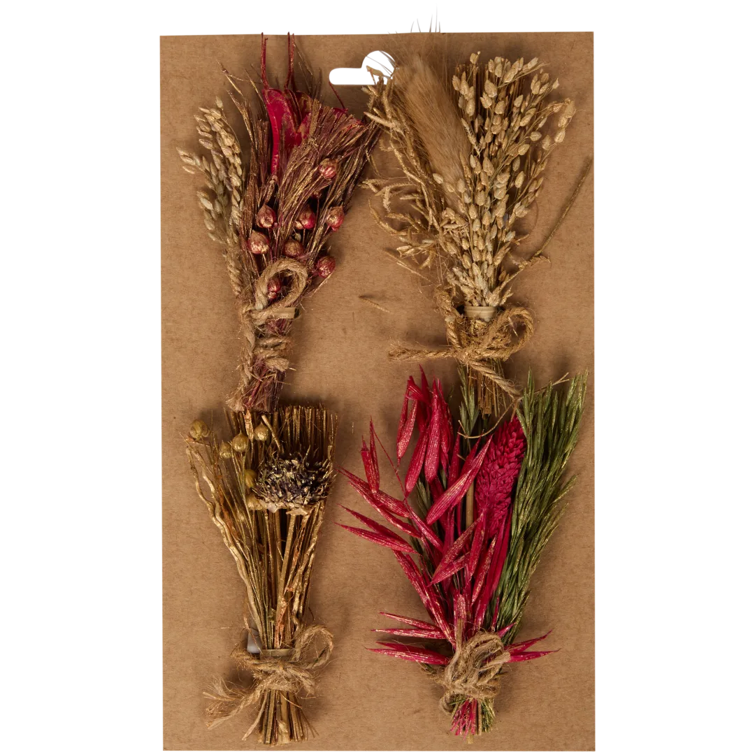 Droogboeket 4 stuks | diverse varianten