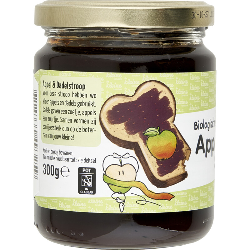 De Kleine Keuken Biologische appel & dadel stroop kids