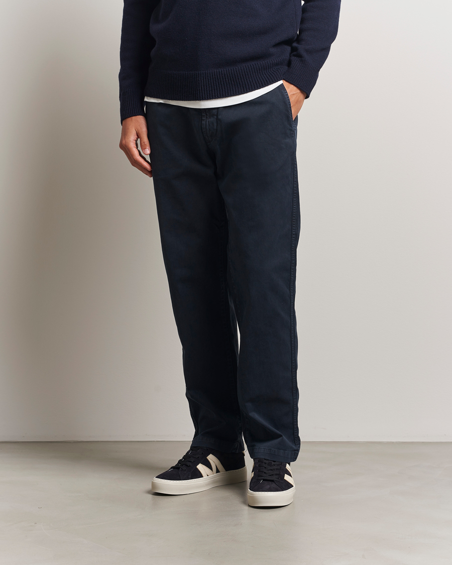 Stone Island Cotton Twill Stretch Chino Navy