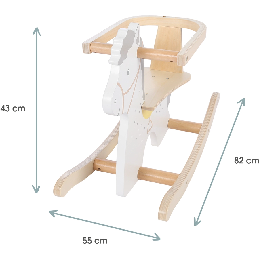 kindsgard Schaukelpferd hoppeting blau