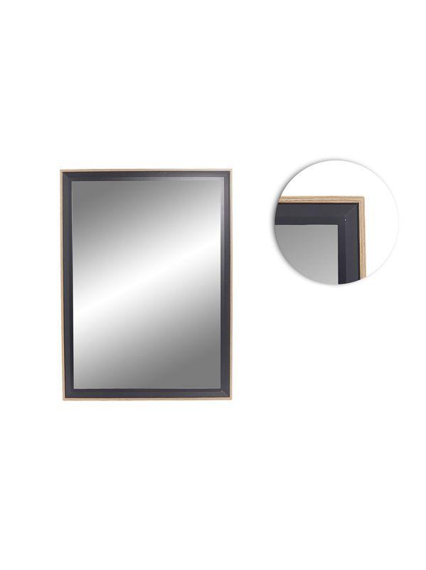 MIROIR SUSPENSION 40X50CM NOIR