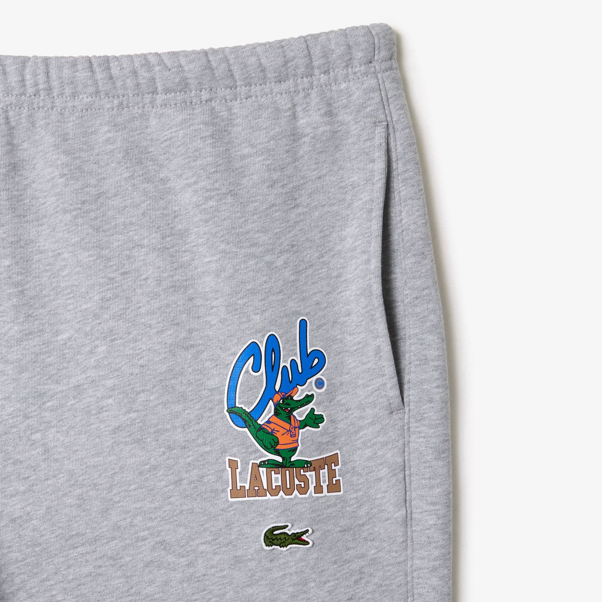 Pantalon de survêtement Jogger à imprimé signature Pantalons de survêtement - Gris - Lacoste - Unisex
