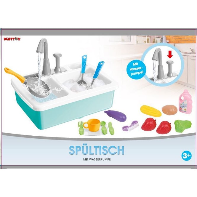 Besttoy - Kinderspültisch mit Wasserpumpe