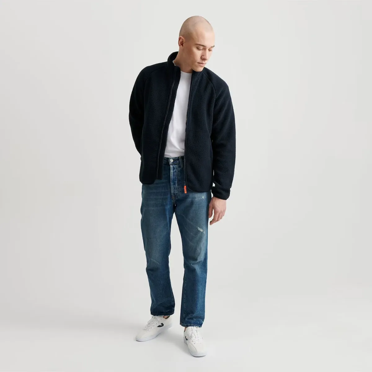Tretorn Men's Farhult Pile Jacket 415/Navy Blaze
