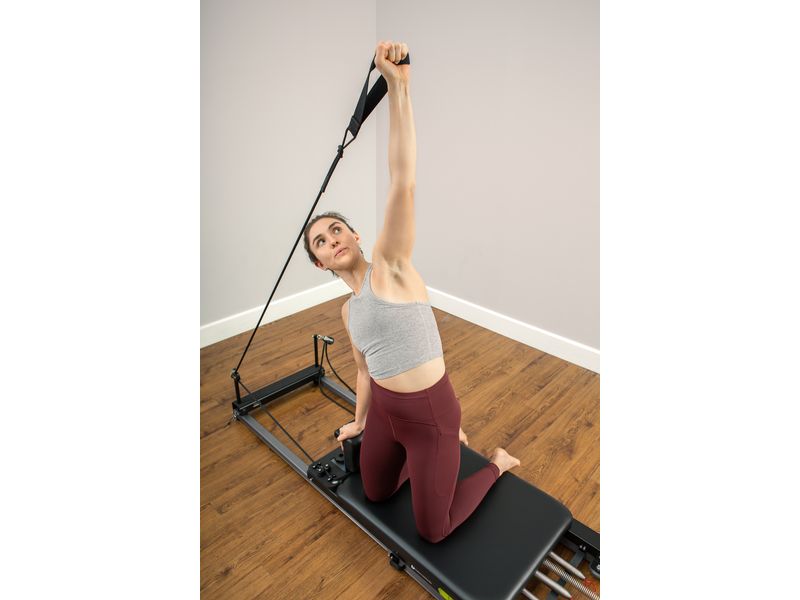 Pilates Reformer Metro IQ Library Wheels Speziell für das Heimtraining entwickelt