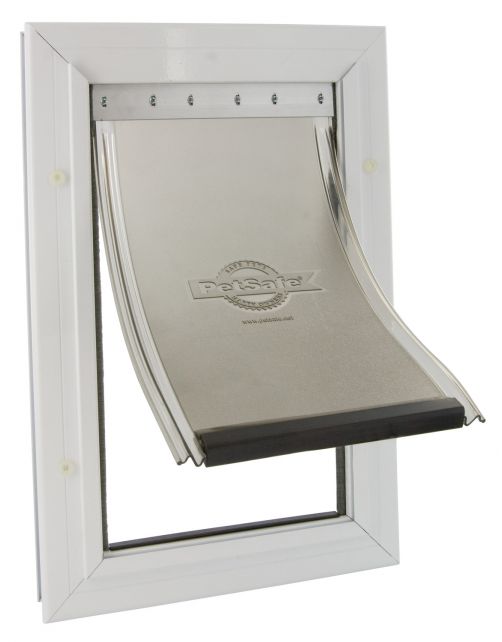 Petsafe Dierenluik 660 Aluminium Xl - Hondenluik - 70x42x6.4 cm Wit Transparant