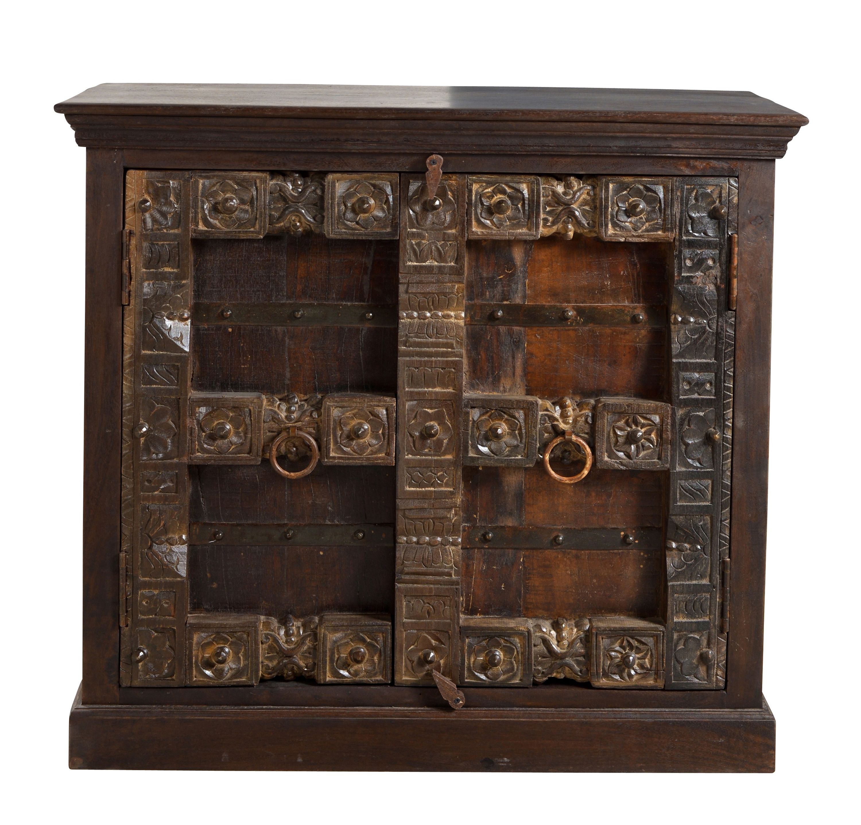 Kommode ALMIRAH Altholz Sideboard Wohnzimmerschrank Mehrzweck Schrank