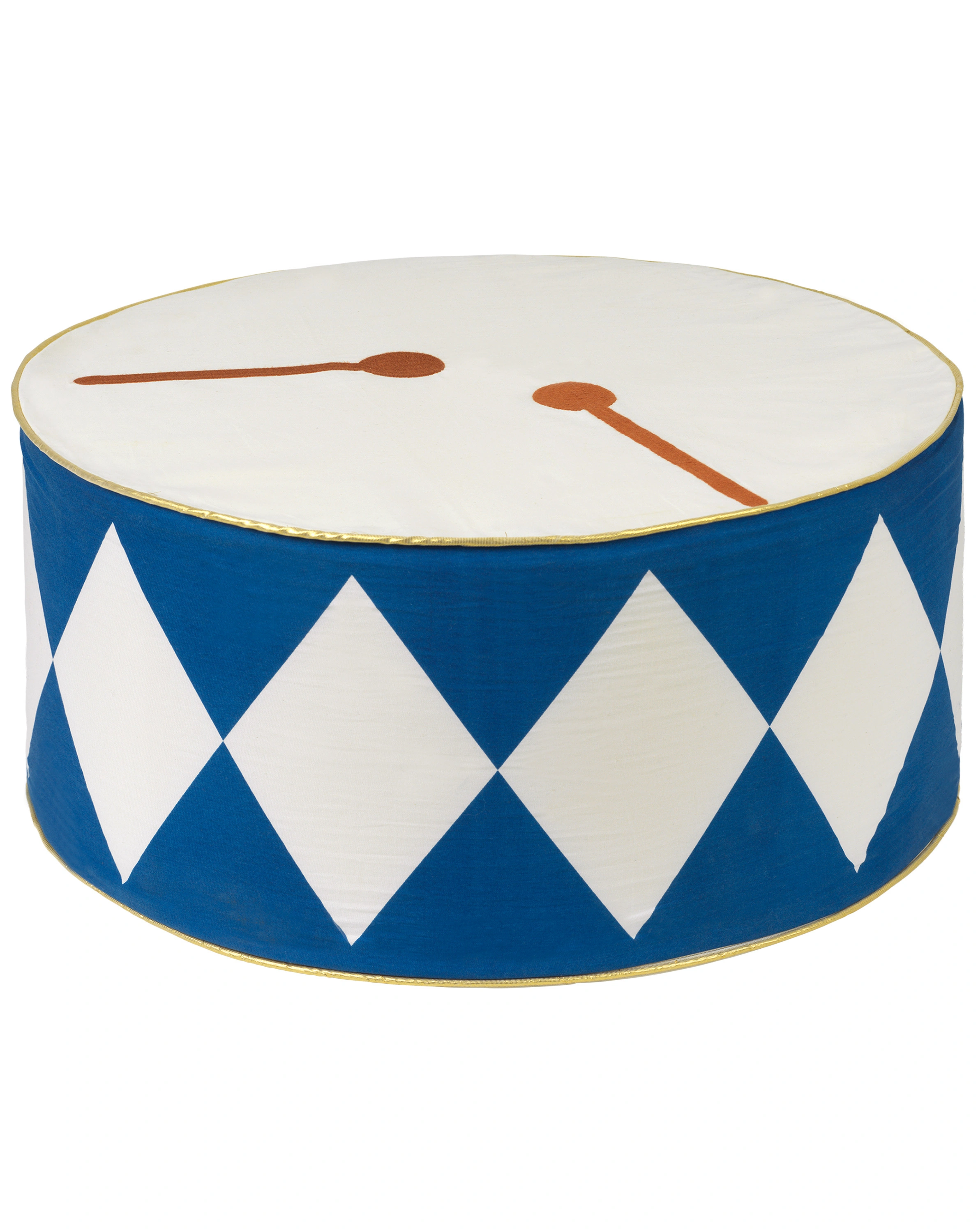 Sitzkissen DRUM (Ø50) in blau