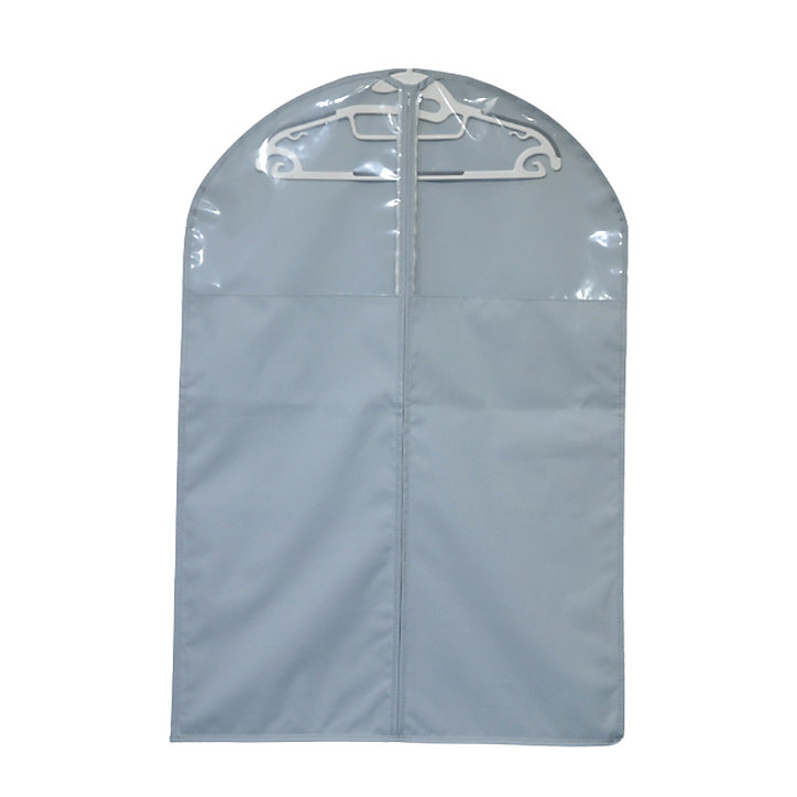Housse de rangement pour vêtement H. 90 cm x L. 60 cm Pratiks gris clair