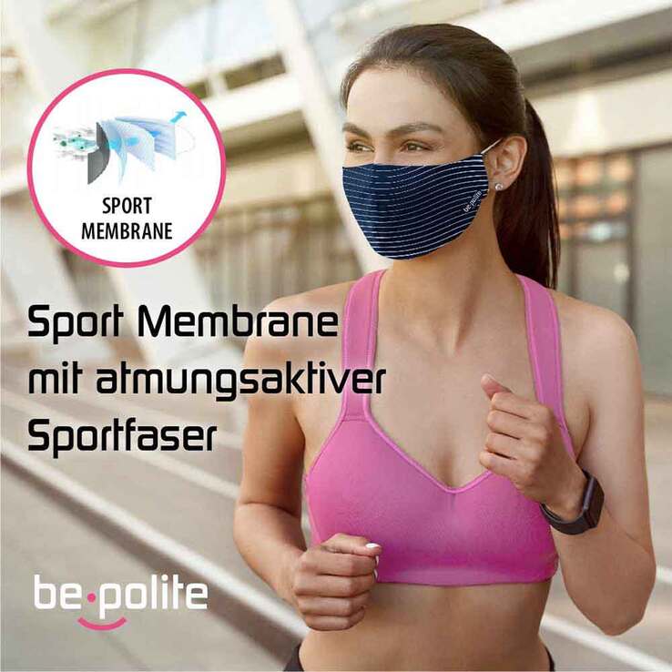 Bepolite Maske antibakteriell waschbar , 1 St