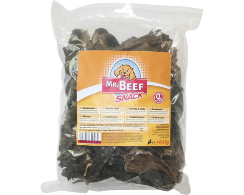 Hondensnack MR. BEEF runderpens 500g kauw