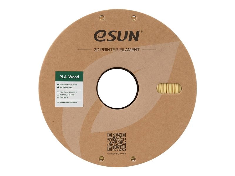 eSun Filament PLA  Holz Gold 1.75 mm 1 kg PLA  Filament mit Holzanteilen