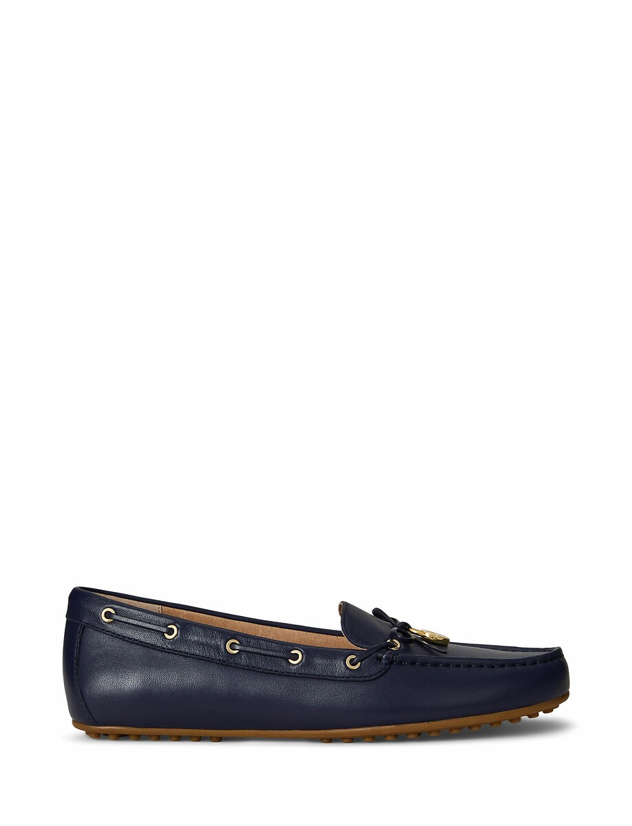 LAUREN RALPH LAUREN<br>Mocassins de couro Wylie