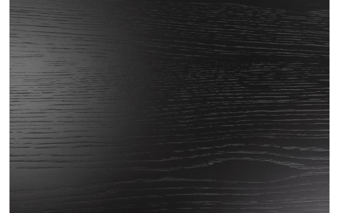 Tisch Roxby 120 x 76 cm, Schwarz<br>Eleganter, runder Esstisch aus Naturholz