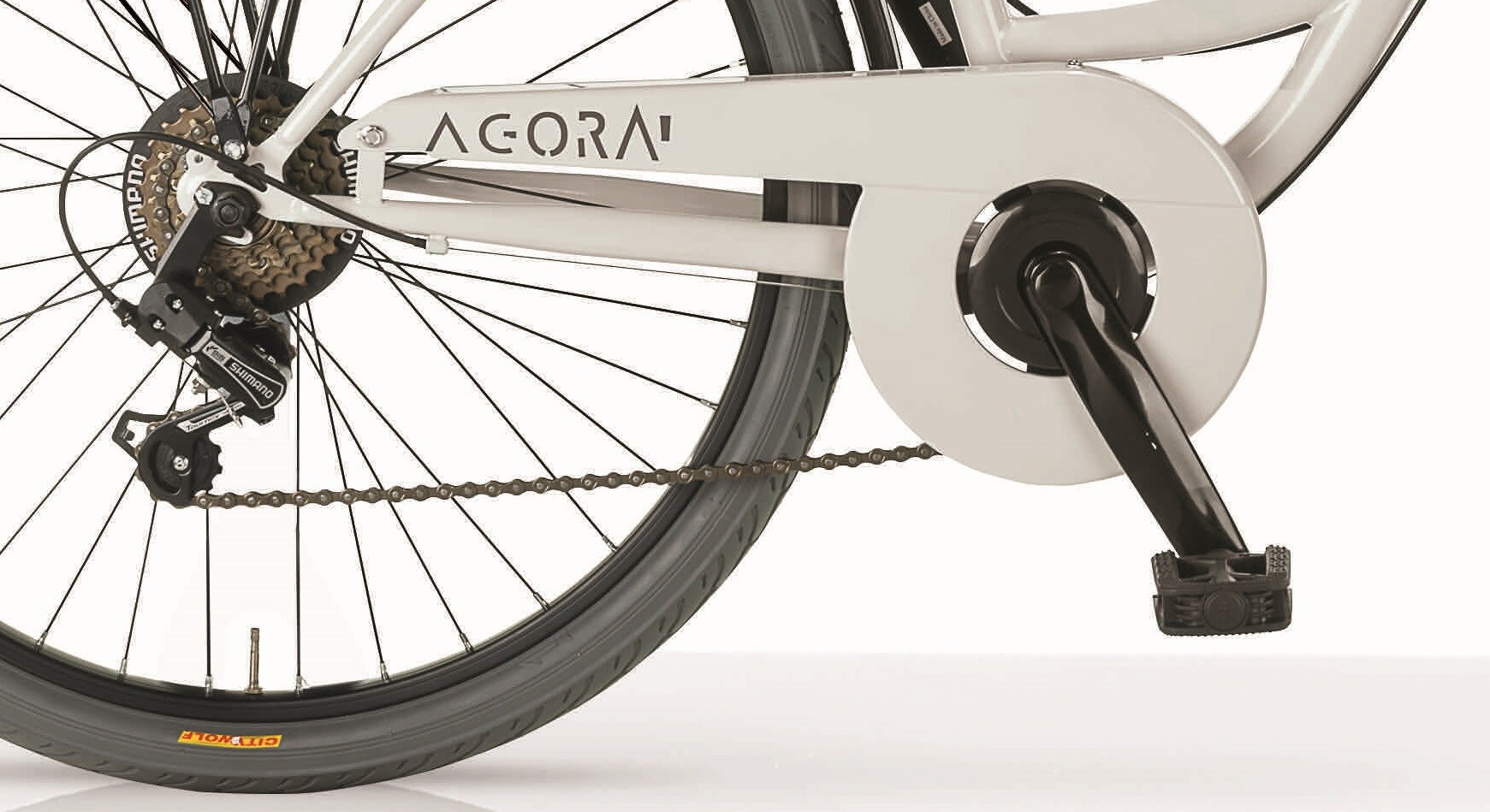 MBM Citybike Agorà 26 Zoll Creme