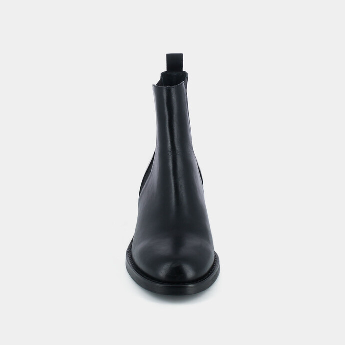 Bottines à élastiques  en cuir noir