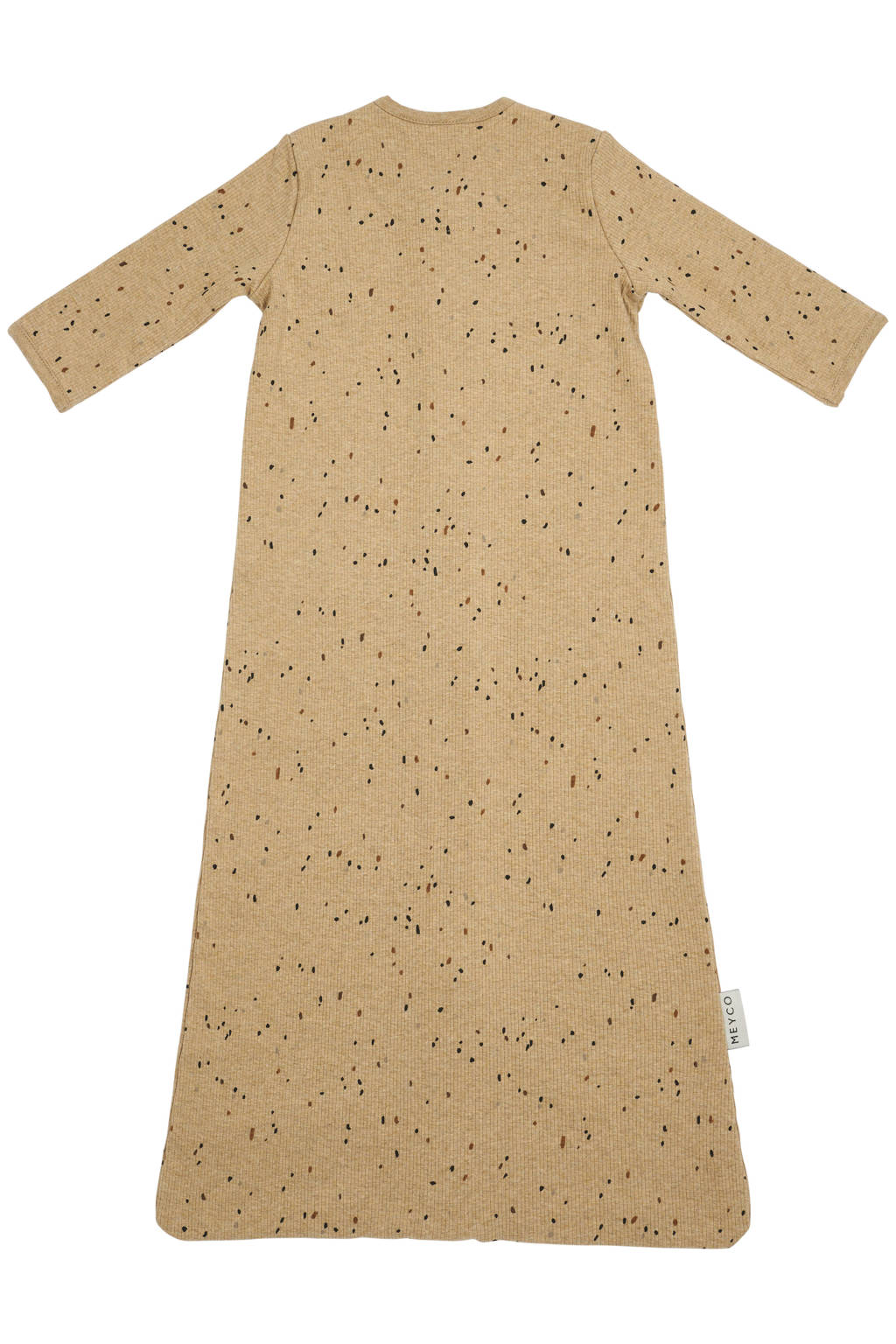 baby slaapzak Rib Mini Spot toffee melange