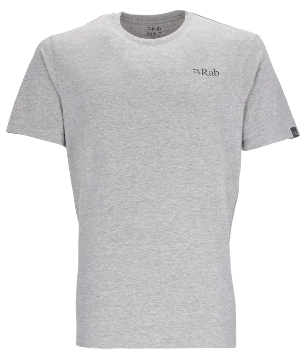 Rab Stance Mountain Peak Tee Grey Marl