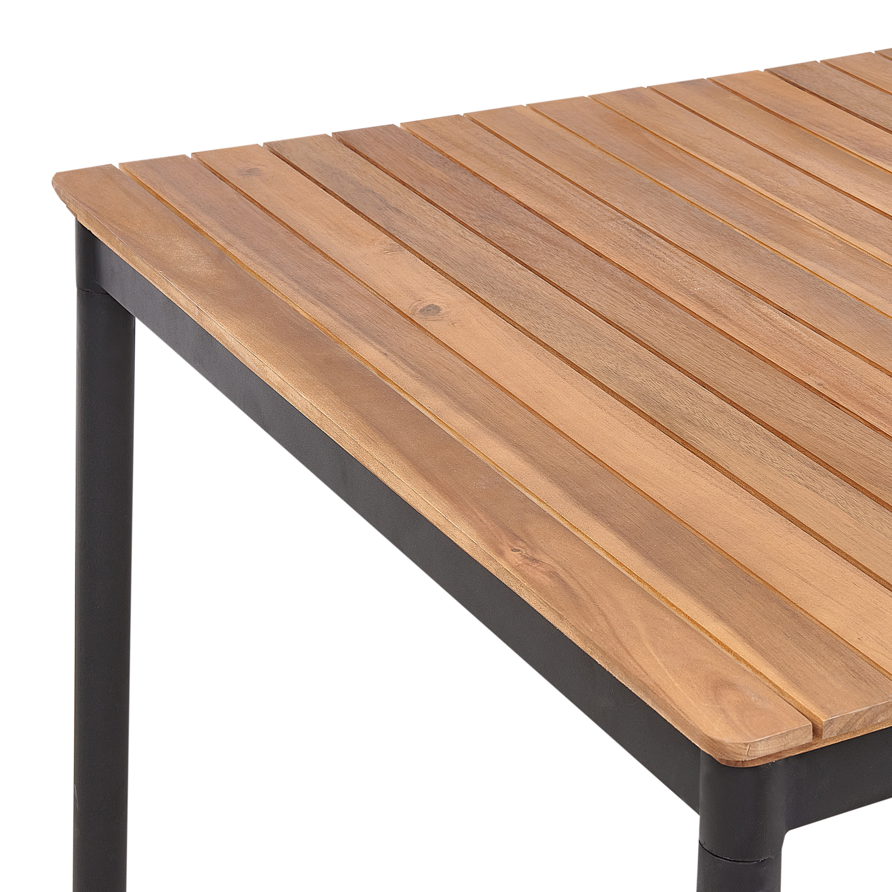 Beliani - VALLESE - Tuintafel - Lichthout - 180 x 90 cm - Acaciahout
