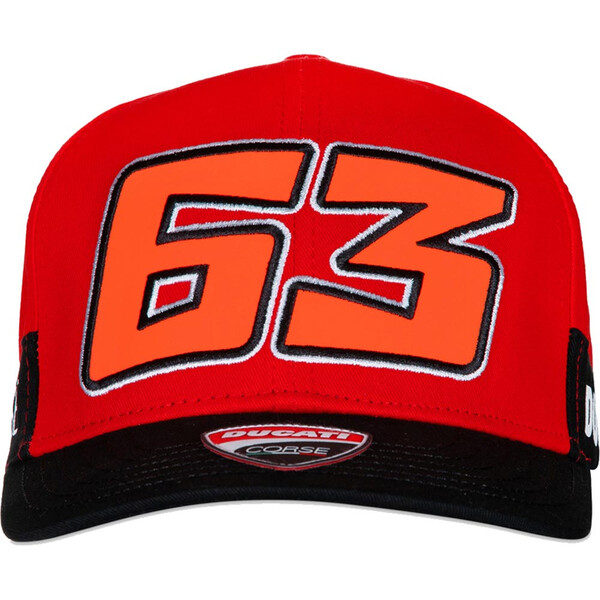 ducati - Casquette Bagnaia Noir / Rouge