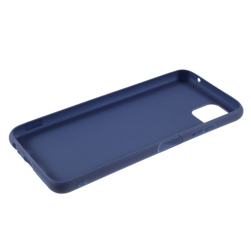 Samsung Galaxy A22 5G Gummi Case Hülle Ultra Thin 1.0 mm - Dunkelblau (Matt)