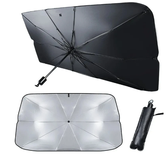 (133x76cm) Praktische Windschutzscheibe Sonnenblende Sonnenschirm für das Auto