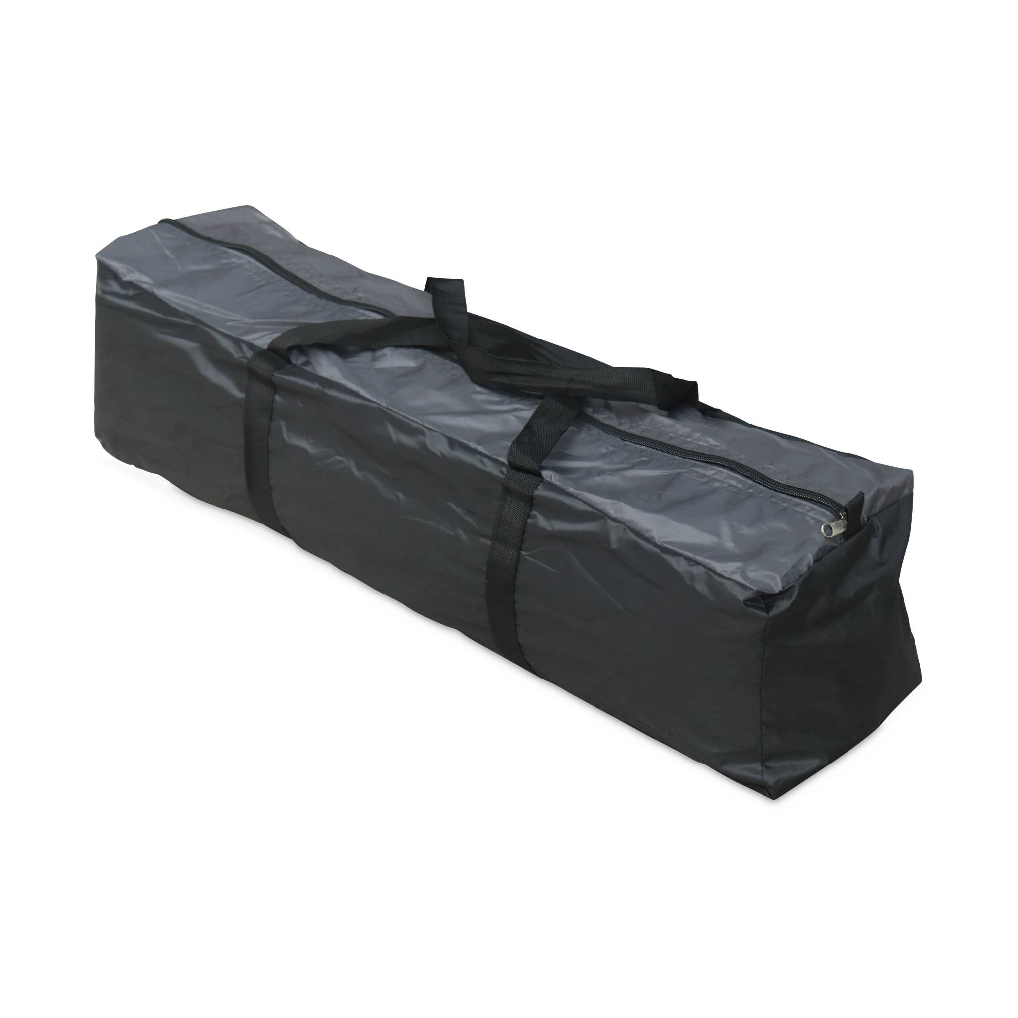Trampoline 490cm gris avec pack d'accessoires + tente de camping