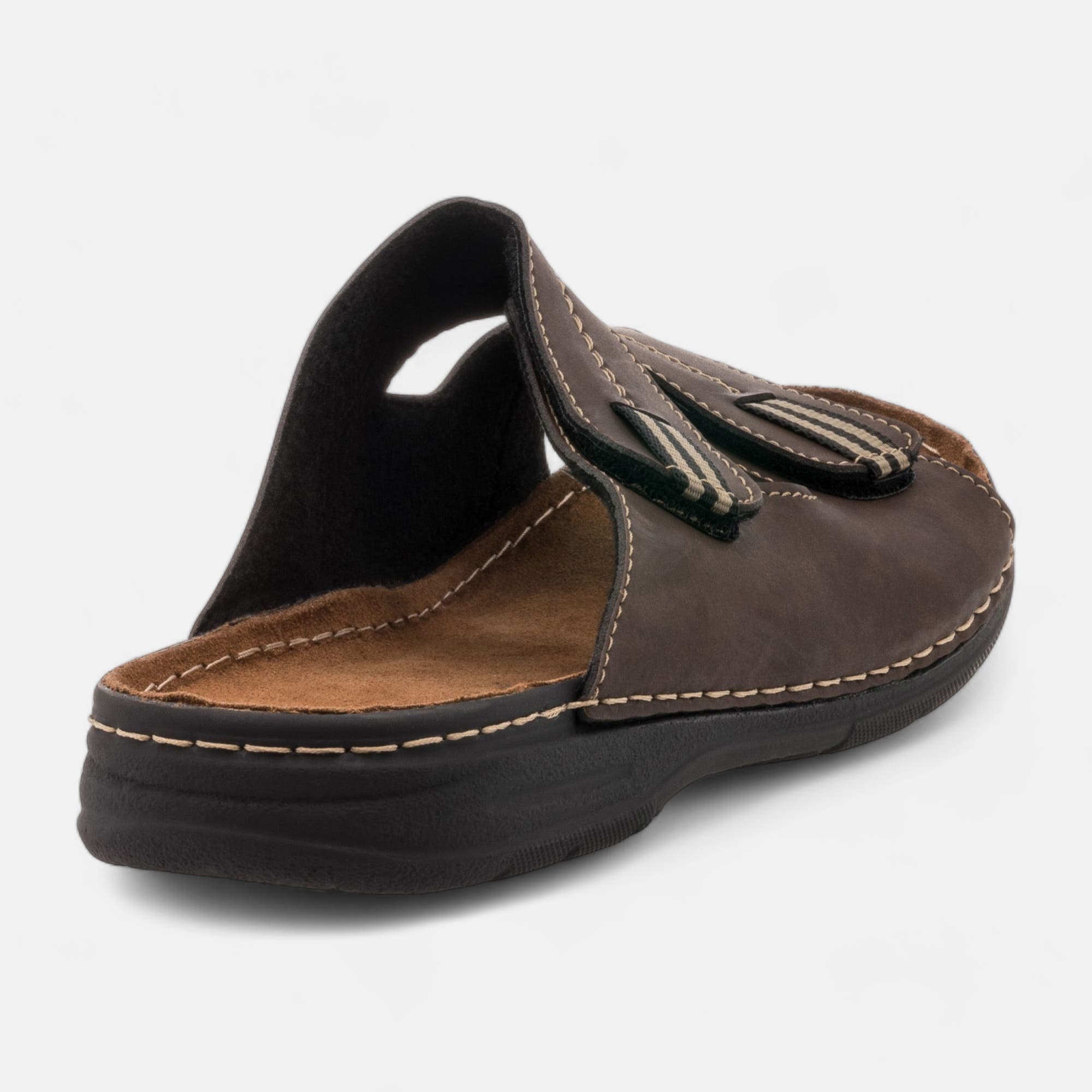 Nu-pieds Homme marron