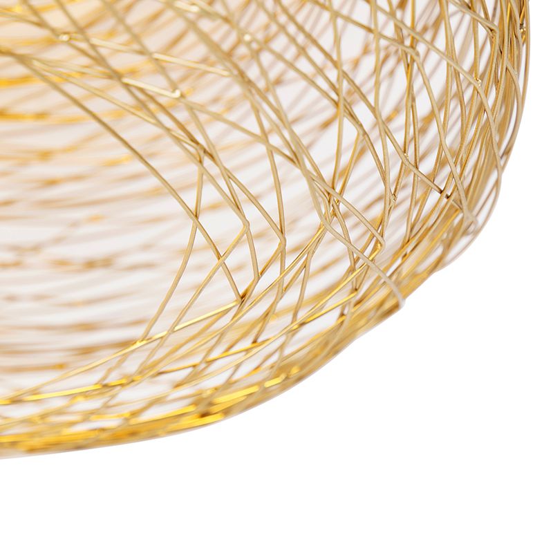 Design plafondlamp goud ovaal - Sarella