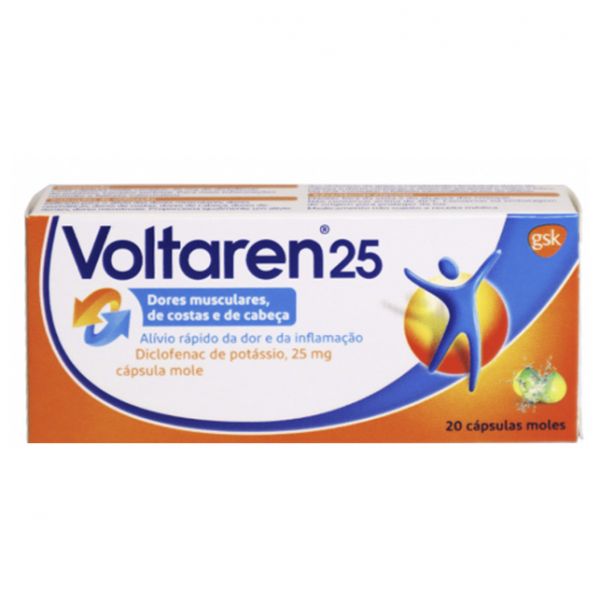 Voltaren 25 25mg 20 Cápsulas Mole