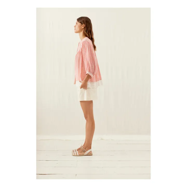 Louise Misha Blouse Livie Rayures - Collection Femme | Rose