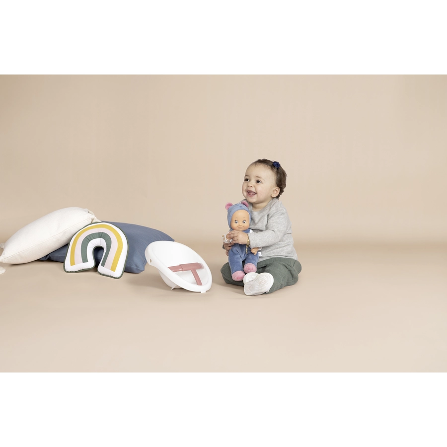 Little Smoby 3-in-1 Lauflern-Puppenwagen mit Schmusepuppe