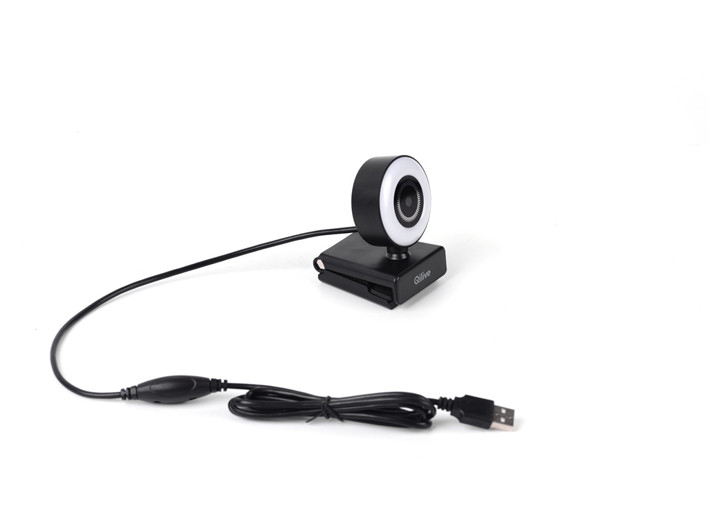 WEBCAM QILIVE 600095908 PRETO FHD LED Q.4401