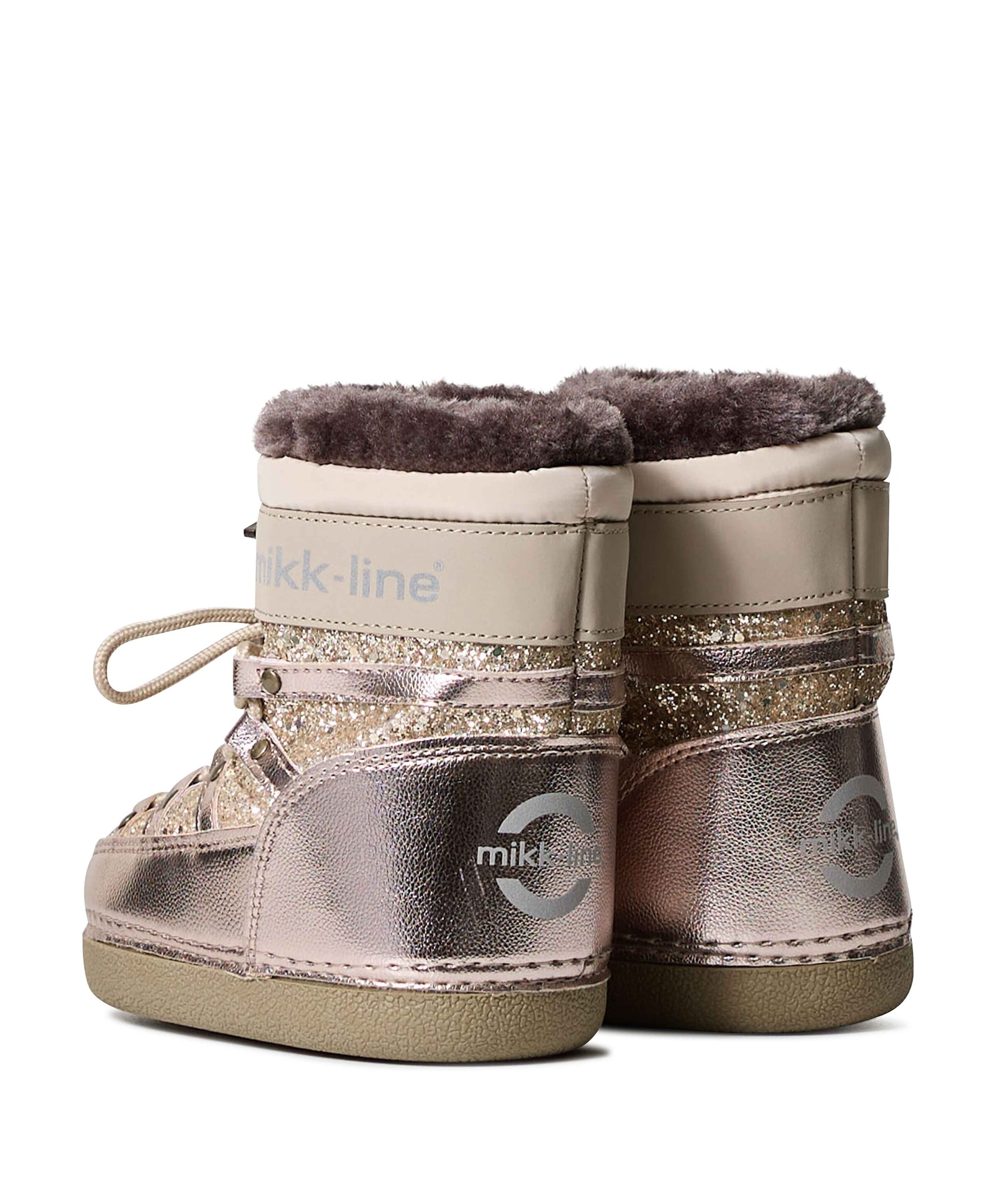 mikk-line Snow Boot Glitter meisjes boots goud