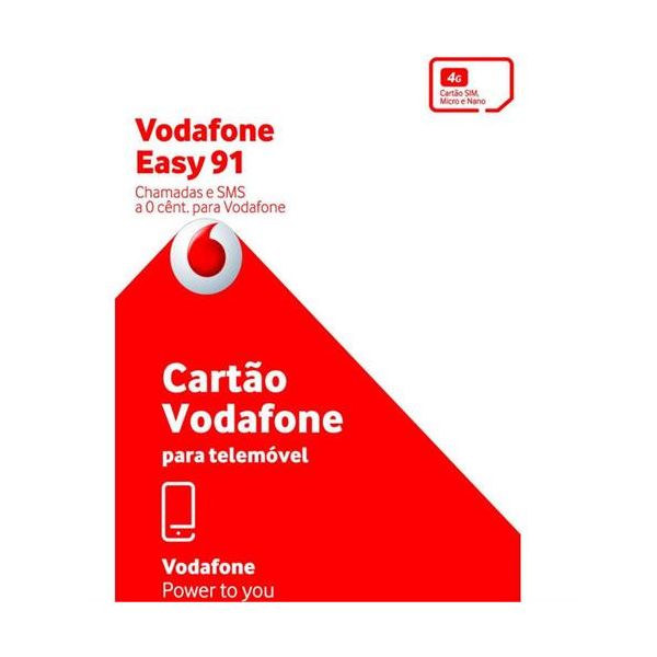 Cartão Vodafone Easy 91 (2,50)