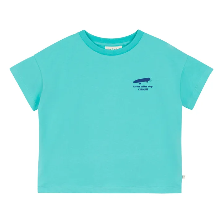 Arsène et Les Pipelettes T-Shirt Filippo | Bleu turquoise