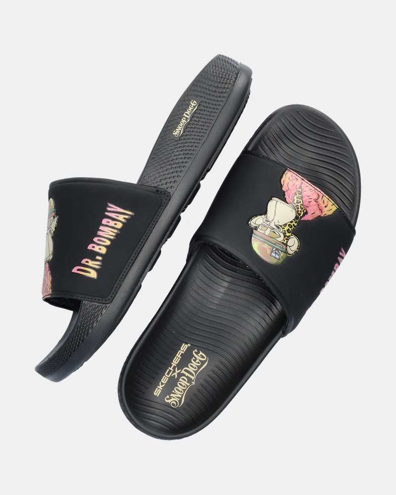 Skechers Hyper Sandal Dr. Bombay Slippers  - zwart