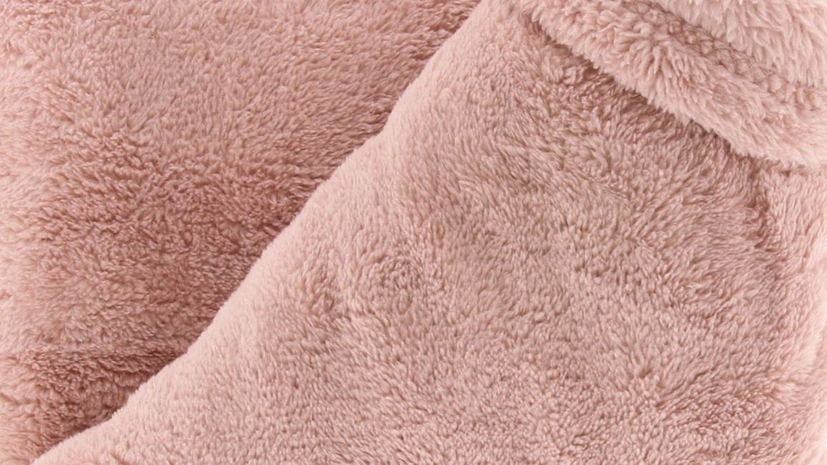 Unique Living - Plaid Justin 220x240cm - Old Pink