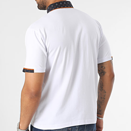 Polo Manches Courtes Blanc