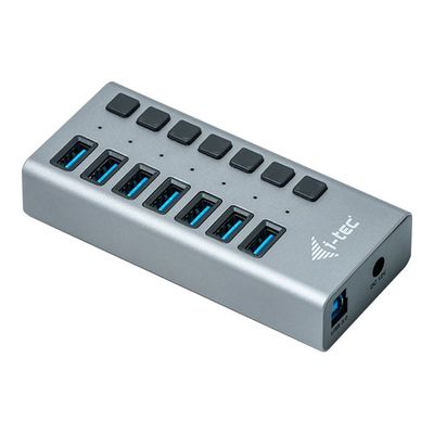 i-Tec USB 3.0 Charging HUB - Hub - 7 x SuperSpeed USB 3.0 - de bureau