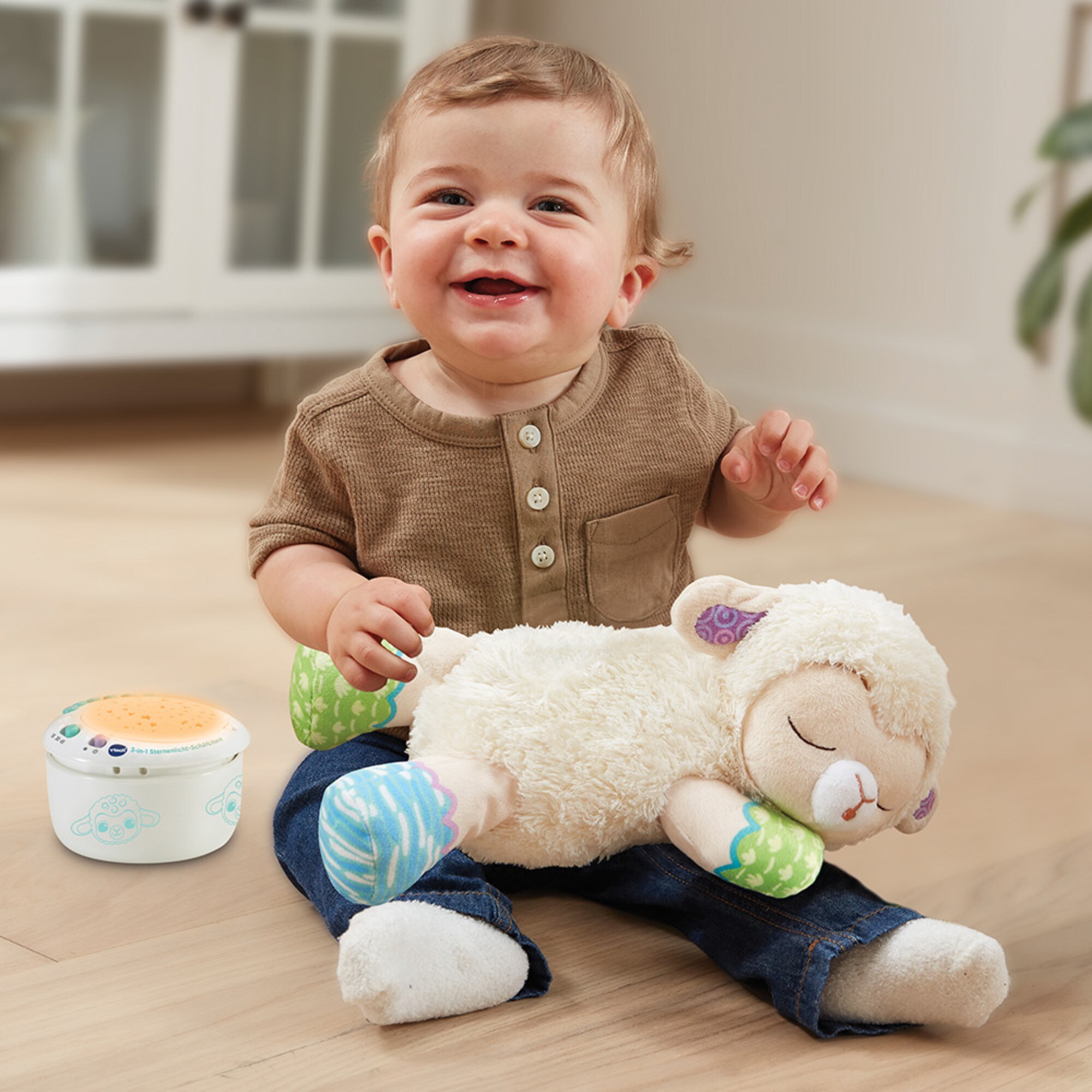 Vtech Kuscheltier 3-in-1 Sternenlicht-Schäfchen