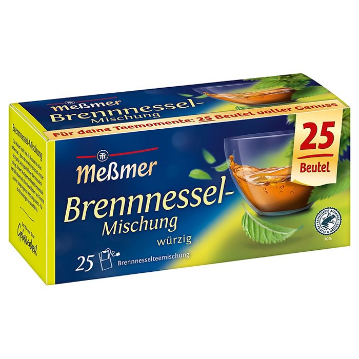 MESSMER Kräutertee 50 g, Brennnessel-Minze