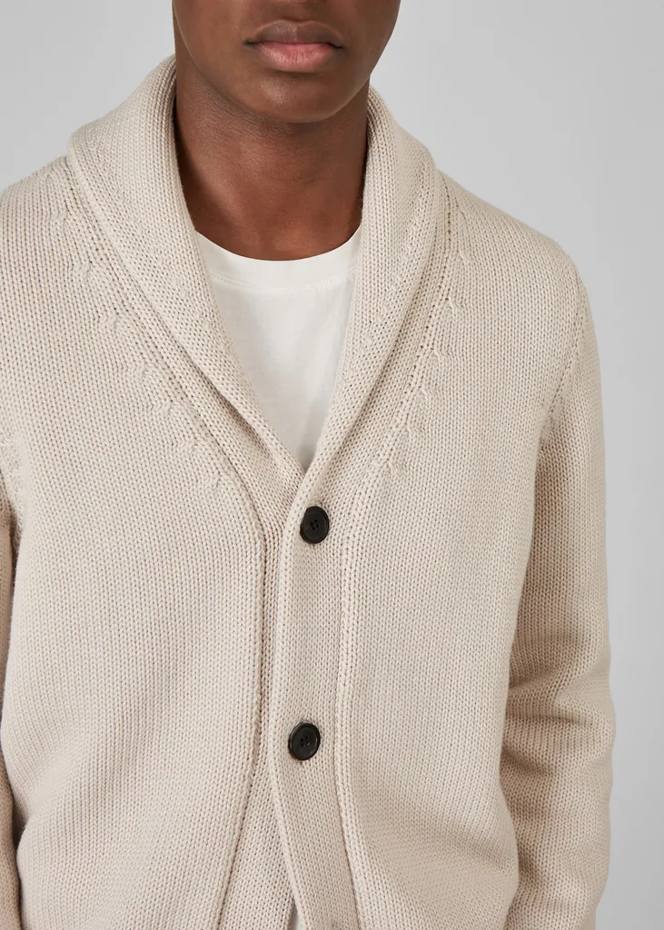 Cardigan col châle en laine mérinos L'Exception Paris